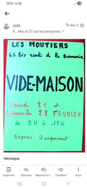 Vide maison