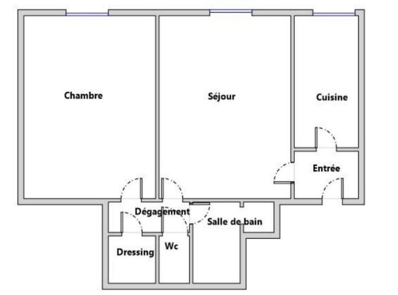 Appartement - 47 m² - 2 pièces