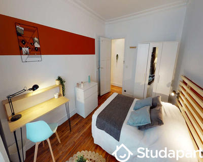 Chambre - 60 m² - 1 pièce