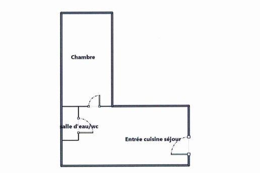 Appartement - 27 m² - 2 pièces