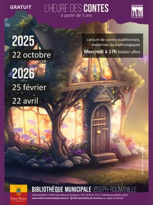 L'heure des contes à partir de 5 ans