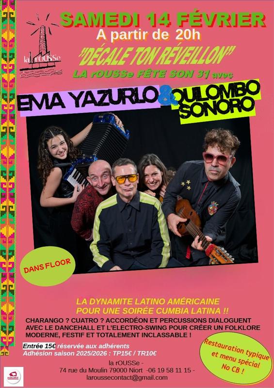 Soirée cumbia avec Ema Yazurlo
