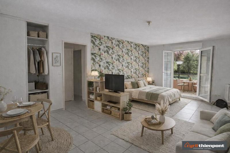 Studio - 28 m² - 1 pièce