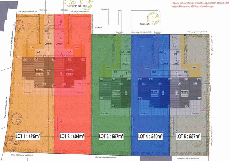 Terrain constructible - 540 m²