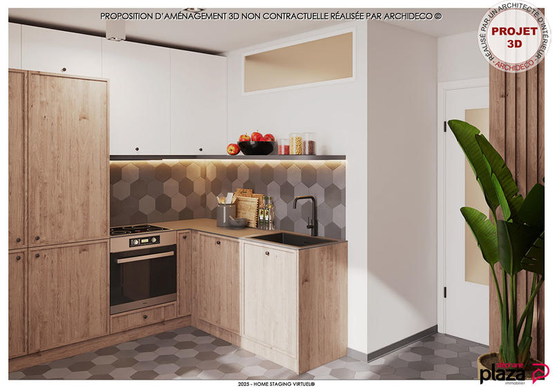 Appartement - 72 m² - 3 pièces