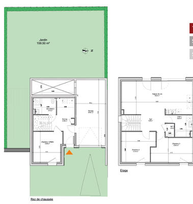 Maison - 95 m² - 4 pièces