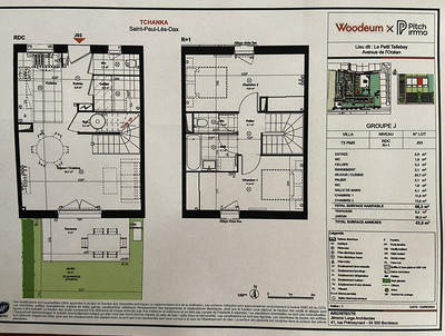 Maison - 68 m² - 3 pièces