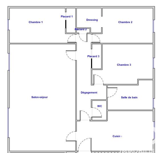 Appartement - 91 m² - 4 pièces