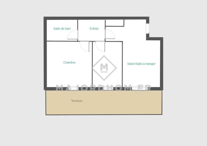 Appartement - 50 m² - 3 pièces