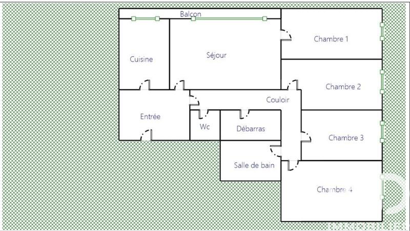Appartement - 85 m² - 4 pièces