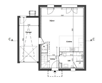 Maison - 82 m² - 4 pièces
