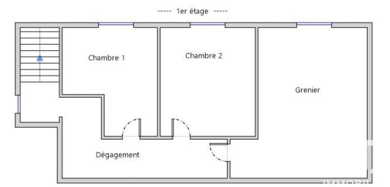 Maison de village - 72 m² - 5 pièces