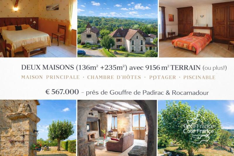 Maison chambre d'hôtes - 371 m² - 14 pièces