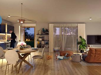 Appartement - 116 m² - 6 pièces