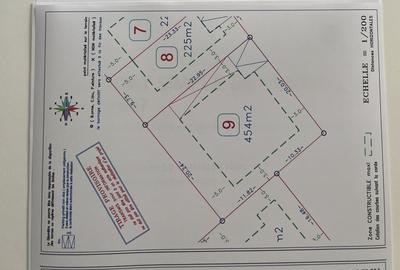 Terrain constructible - 454 m²