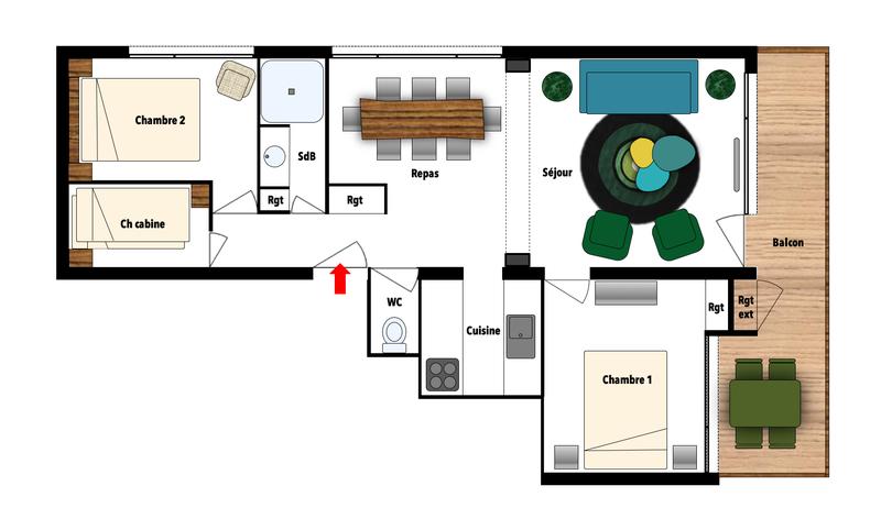 Appartement - 53 m² - 4 pièces