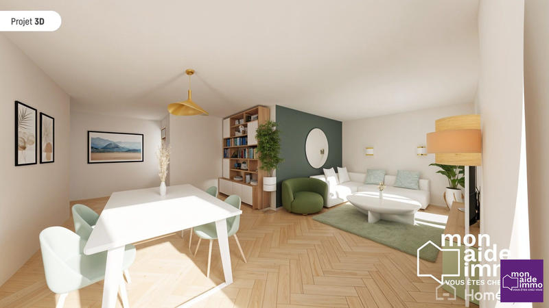 Appartement - 82 m² - 4 pièces