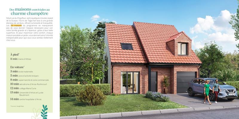 Maison contemporaine - 116 m² - 5 pièces