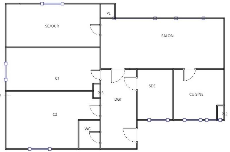 Appartement - 63 m² - 4 pièces