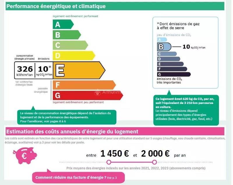 Appartement - 58 m² - 3 pièces