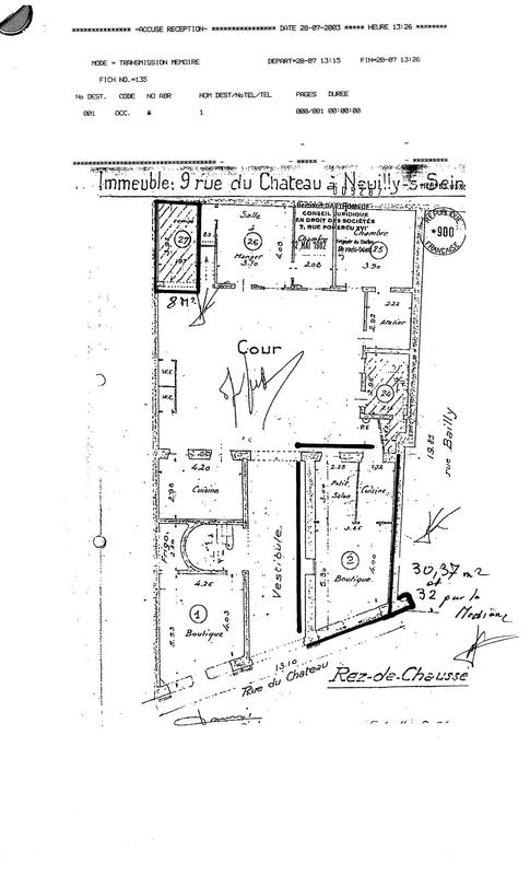 Fonds de commerce - Local commercial - 32 m²