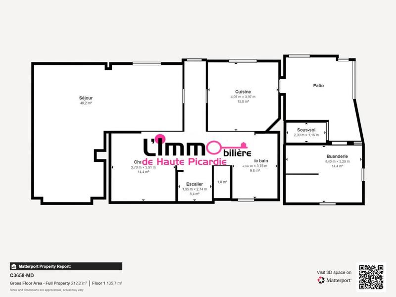 Maison ancienne - 189 m² - 8 pièces