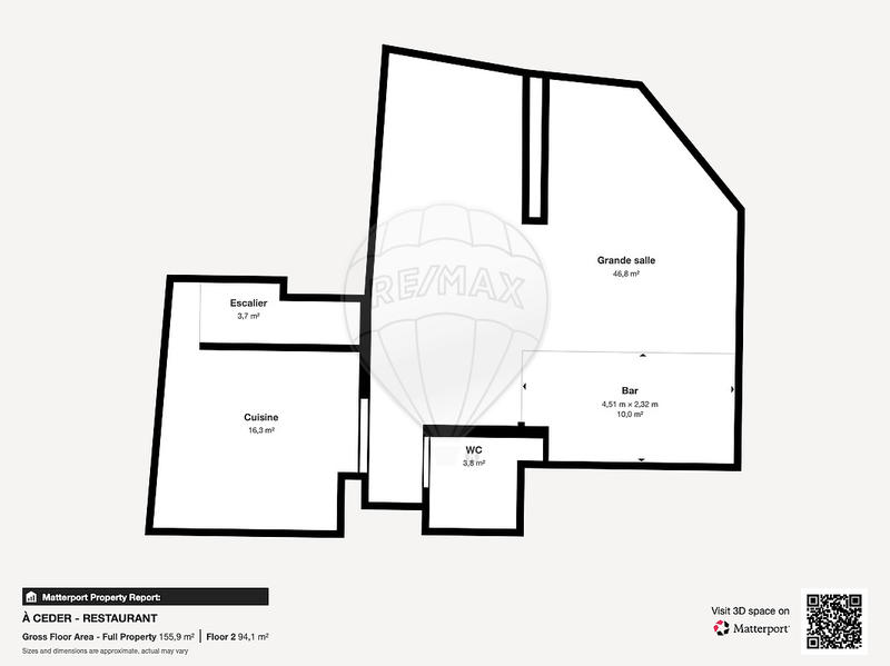 Hôtellerie / Restauration - 130 m² - 4 pièces