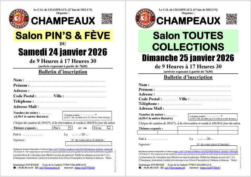 Salon du pin's et fève