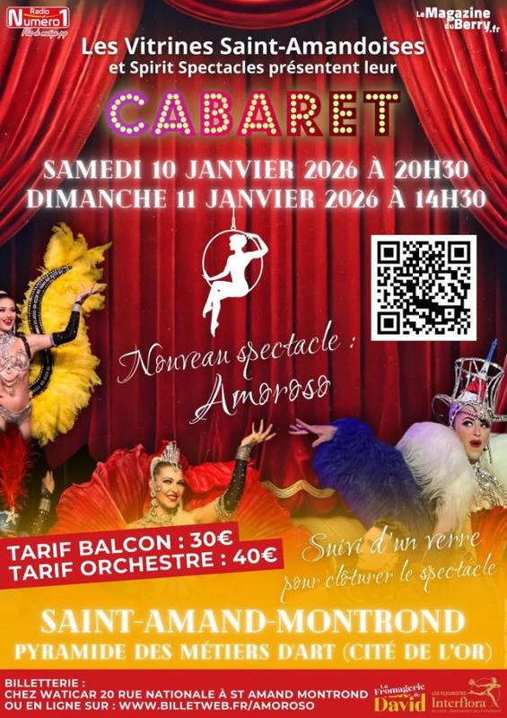 Cabaret : nouveau spectacle &quot;Amoroso&quot;