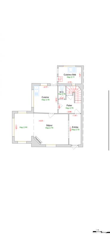 Maison - 79 m² - 3 pièces