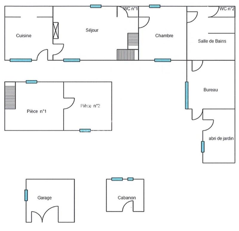 Maison de campagne - 90 m² - 4 pièces