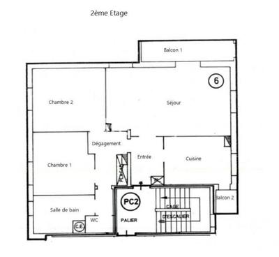 Appartement - 82 m² - 3 pièces