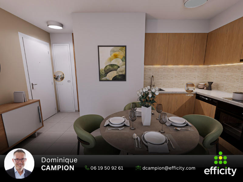 Appartement - 44 m² - 2 pièces