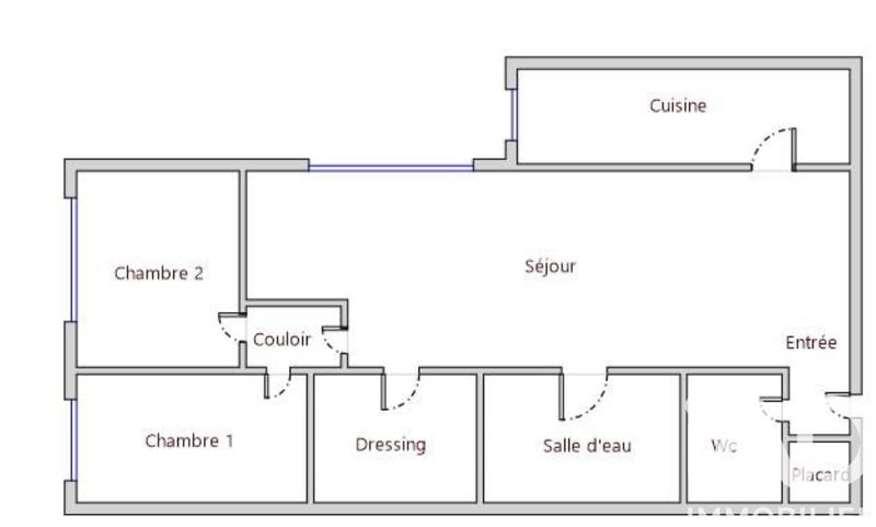 Appartement - 60 m² - 3 pièces
