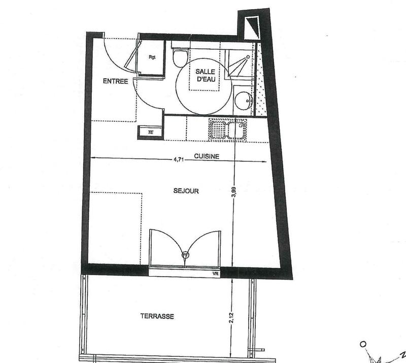 Appartement - 28 m² - 1 pièce