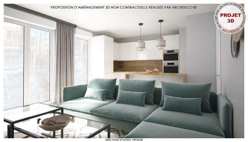 Appartement - 42 m² - 2 pièces