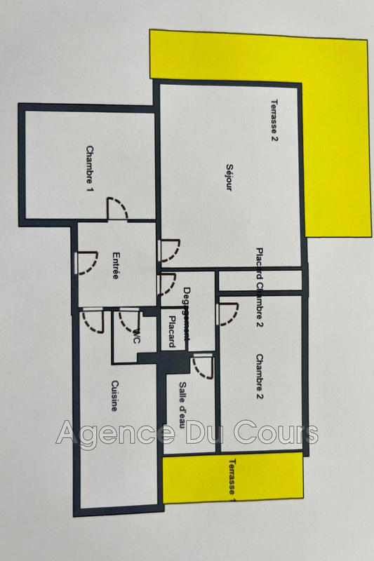 Appartement - 75 m² - 3 pièces