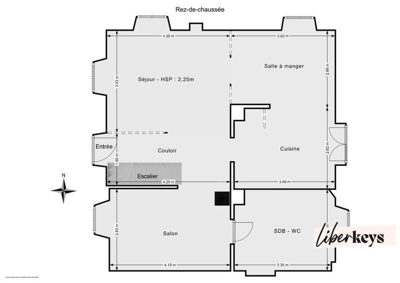 Maison - 122 m² - 6 pièces