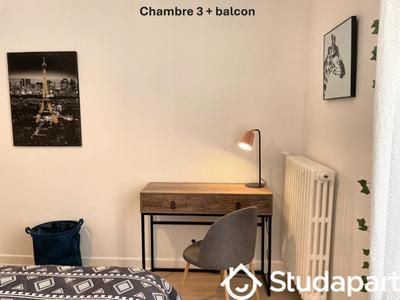 Chambre - 12 m² - 1 pièce