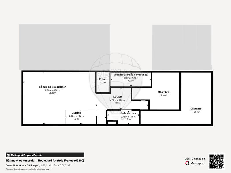 Local commercial - 190 m² - 6 pièces