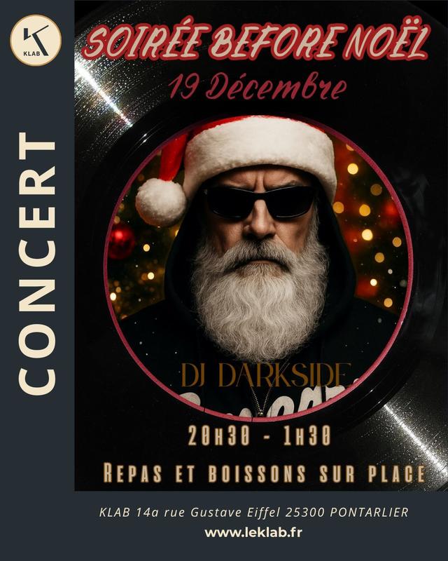Soirée Before Noël - Dj Darkside
