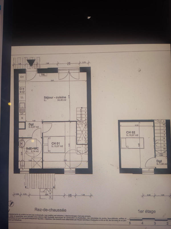 Duplex - 56 m² - 3 pièces
