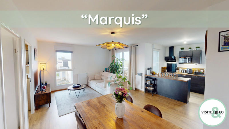 Appartement - 63 m² - 3 pièces