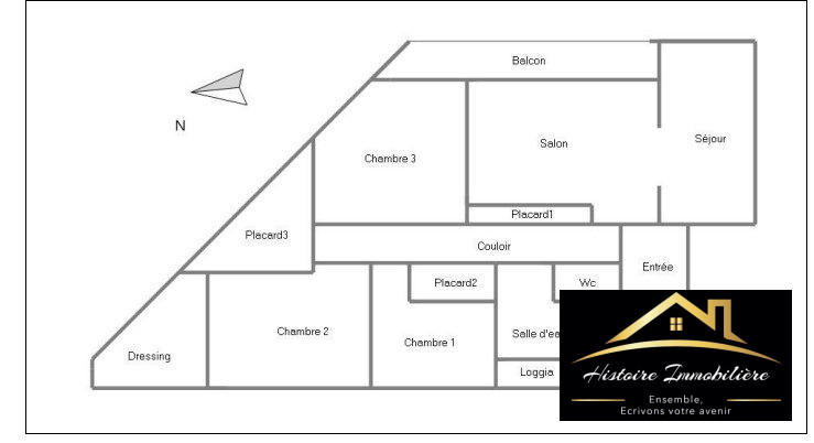 Appartement - 105 m² - 5 pièces