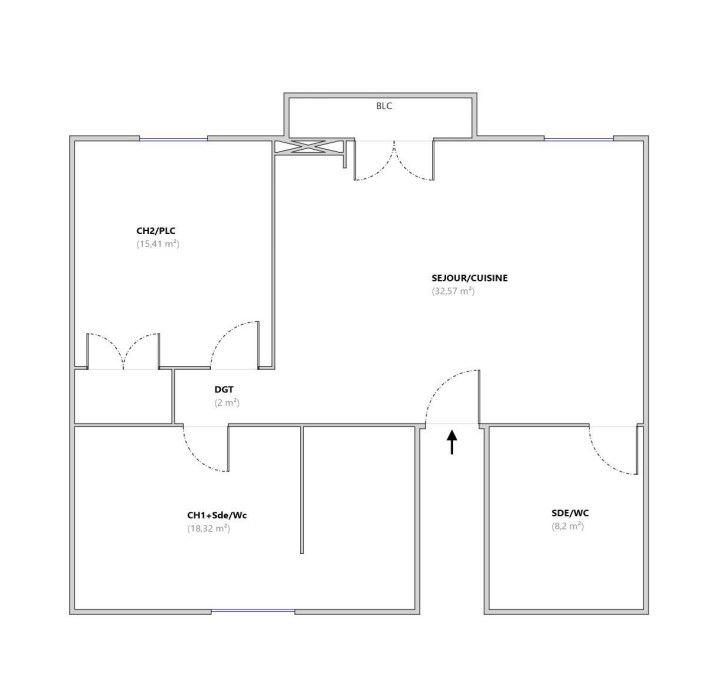 Maison de ville - 150 m² - 2 pièces