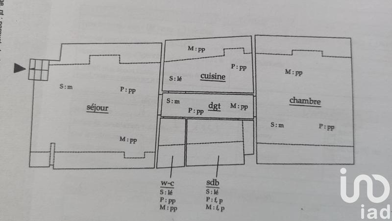 Appartement - 36 m² - 2 pièces