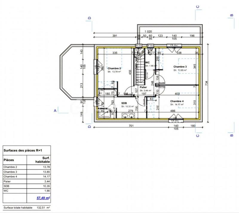 Maison - 132 m² - 6 pièces