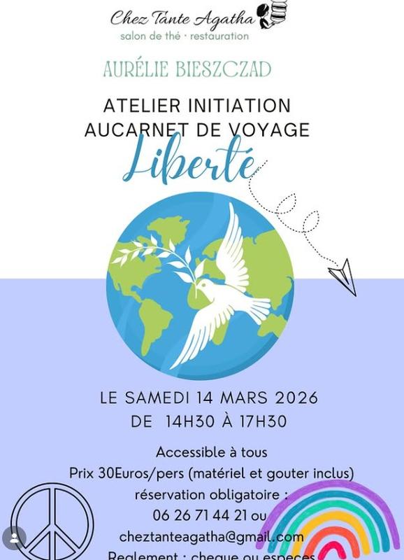 Atelier d'initiation au carnet de voyage