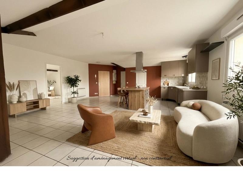 Appartement - 104 m² - 4 pièces