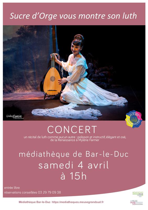 Concert - Sucre d'Orge vous montre son luth